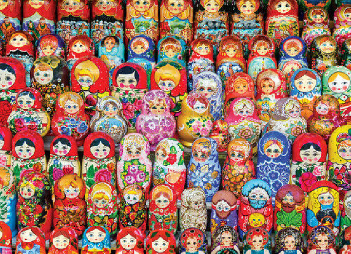 Figuras rusas Matrioshkas ( Ref:  6000-5420 )