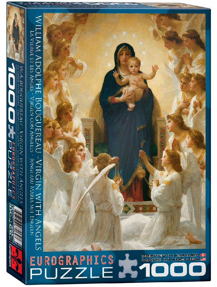 virgen con angeles bouguereau ( Ref:  6000-7064 )