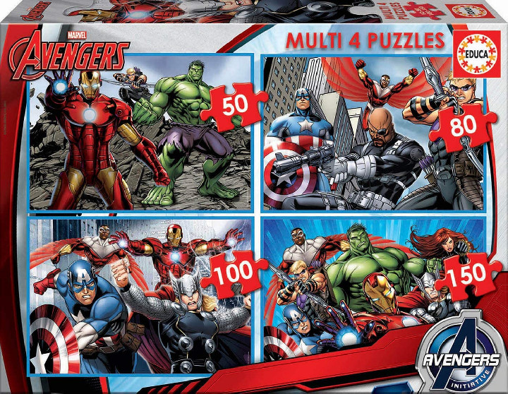 Los Vengadores Marvel 60-80-100-150 piezas ( Ref:  0000016331 )