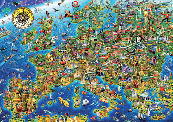 Mapa Europa ( Ref:  17962 )