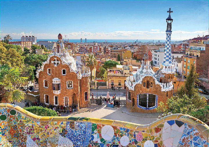 Barcelona desde el Park Guell ( Ref:  0000017966 )