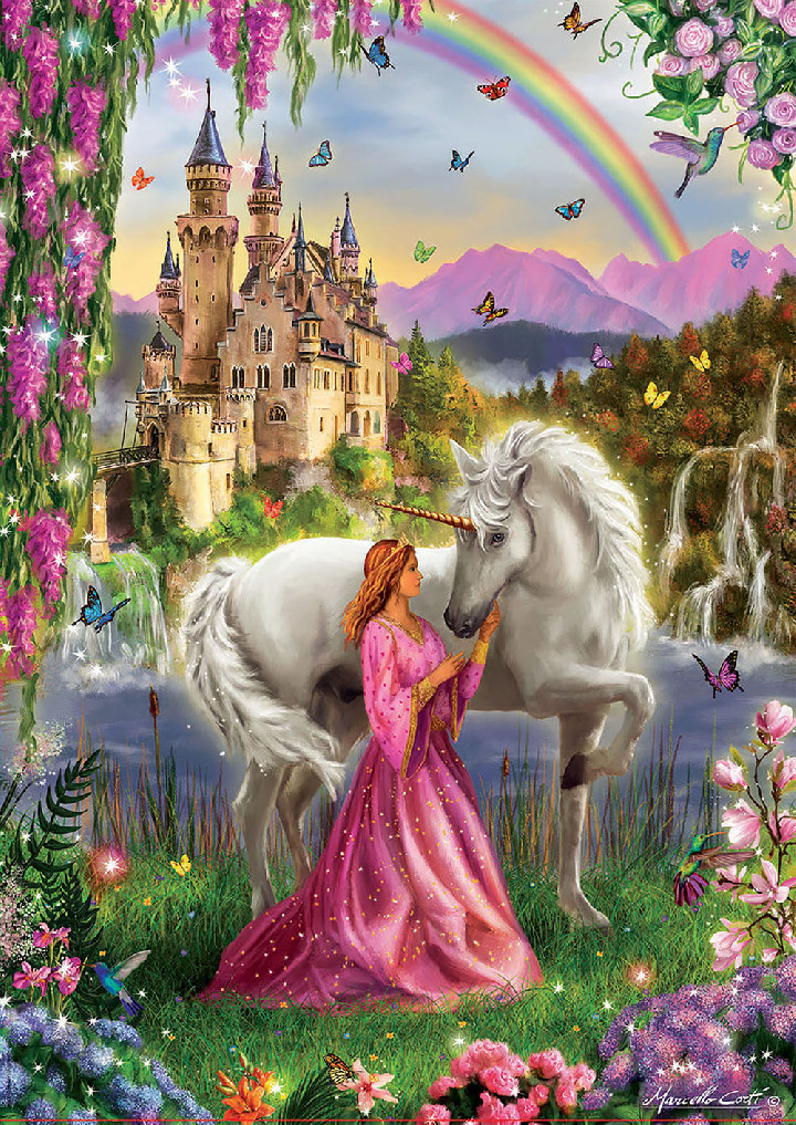 hada y unicornio ( Ref:  17985 )