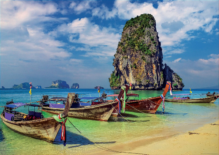 Puzzle EUROGRAPHICS: Puzzle De 1000 Piezas Playa Tranquila Tailandia