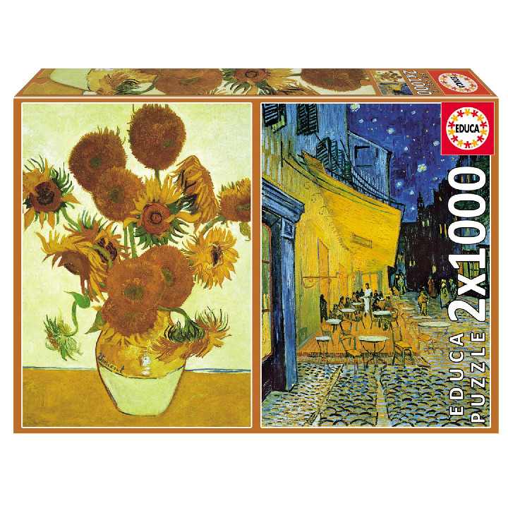 Los girasoles terraza de cafe por la noche ( Ref:  18491 )