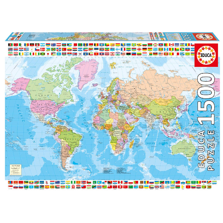 MAPA MUNDI POLITICO ( Ref:  18500 )
