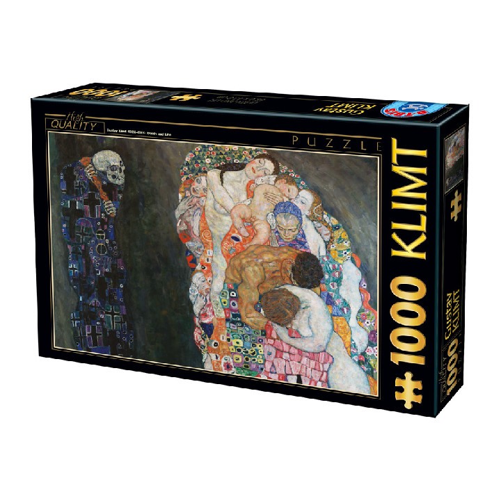 Puzzle D-TOYS: Puzzle de 1000 piezas Vida y Muerte Gustav Klimt ( Ref ...