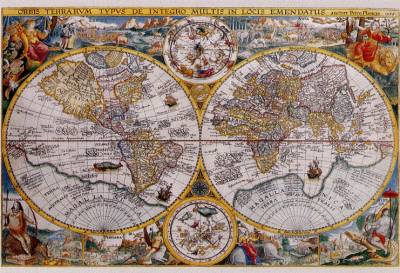 Mapa mundo historico ( Ref:  0000016381 )