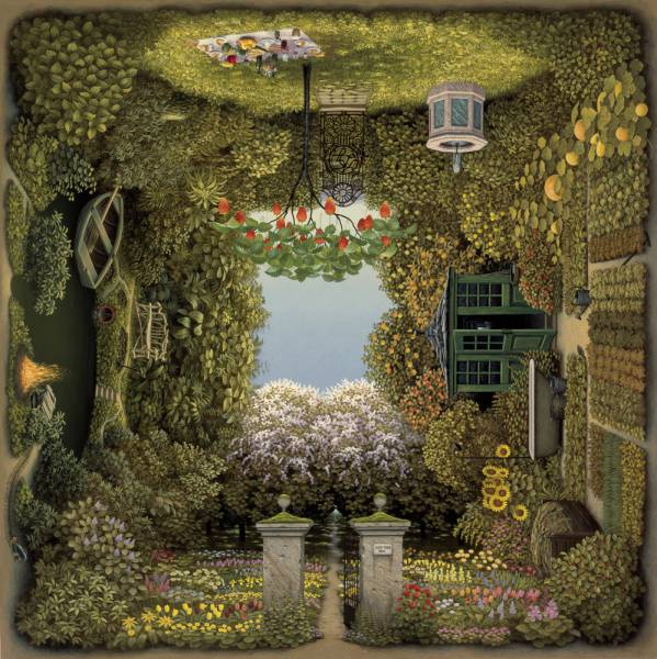 Puzzle Jardín romántico de Jacek Yerka – 1000 piezas- Marca Schmidt