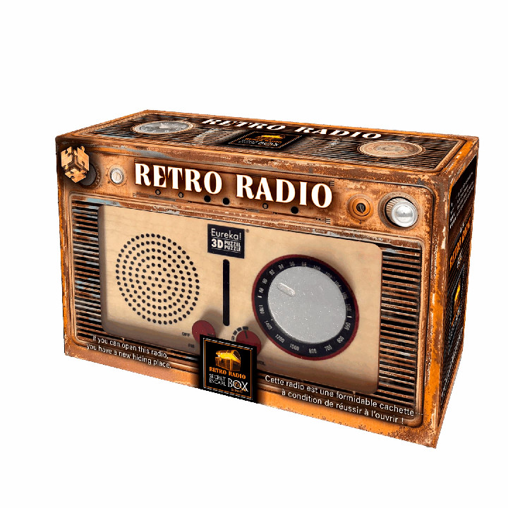 Caja secreta radio retro ( Ref:  473464 )