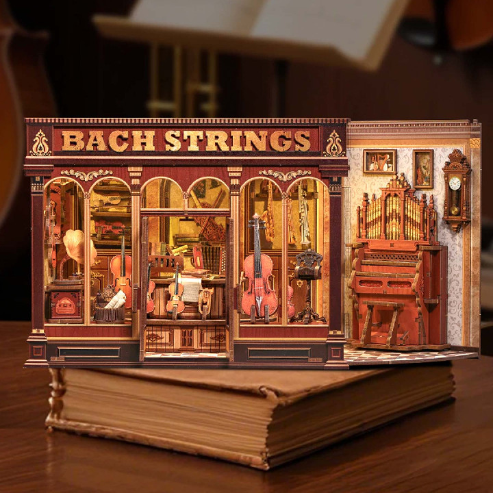 Casa miniatura tienda de musica ( Ref:  CWGB404 )