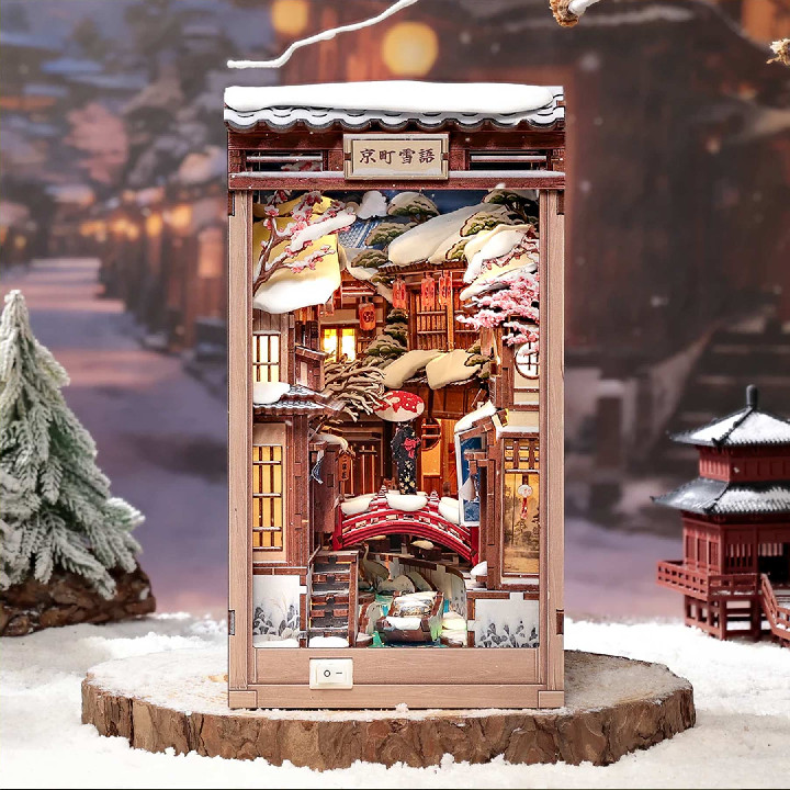 Casa miniatura Book Nook Kyoto Snow Whisper ( Ref:  BJAA401 )