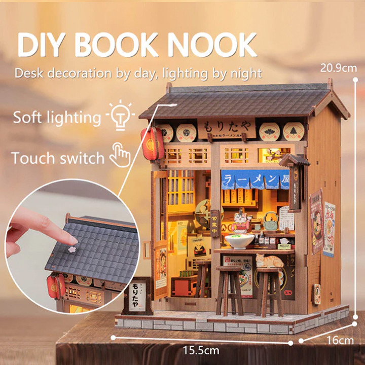 Casa Miniatura Book Nook Morita-Ya