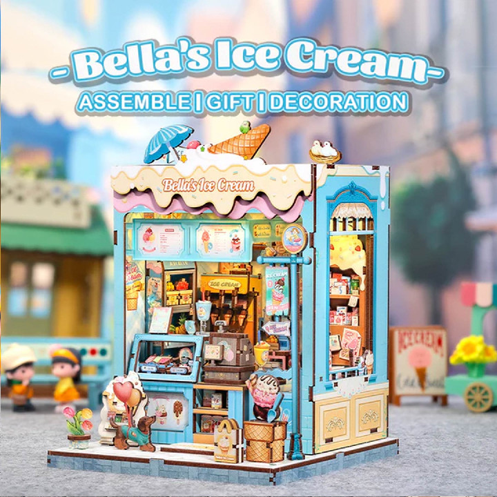 Casa Miniatura Heladeria Bella