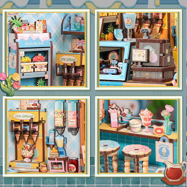 Casa Miniatura Heladeria Bella