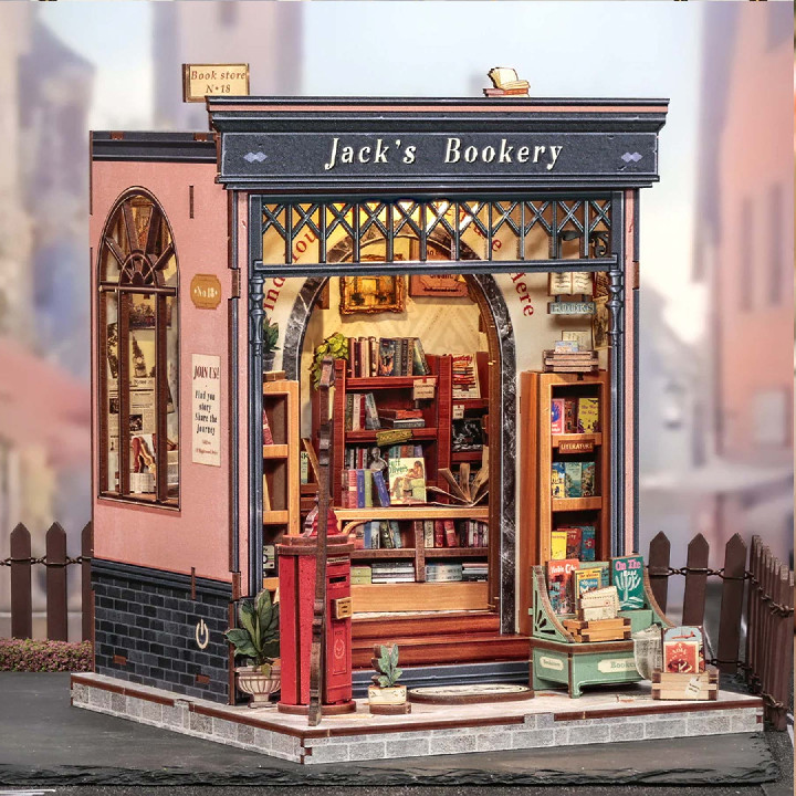 Casa Miniatura Jack`s Bookery ( Ref:  CWGC209 )