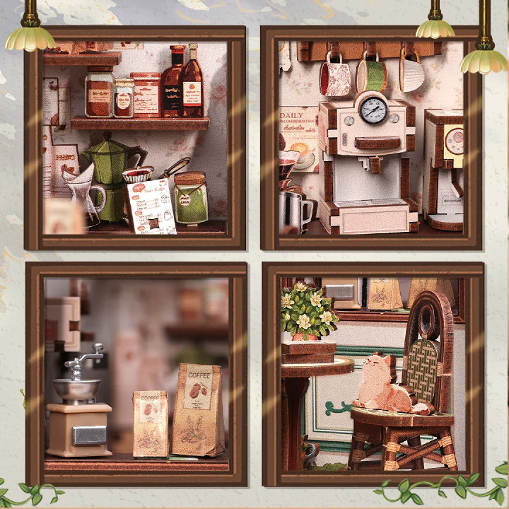 Casa miniatura Sunny Cafe