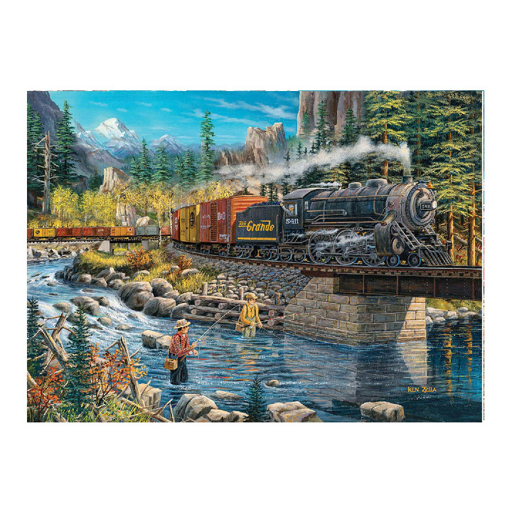 Pescando en el rio