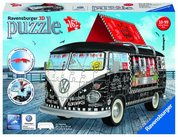 puzzle furgoneta Food Truck en 3D