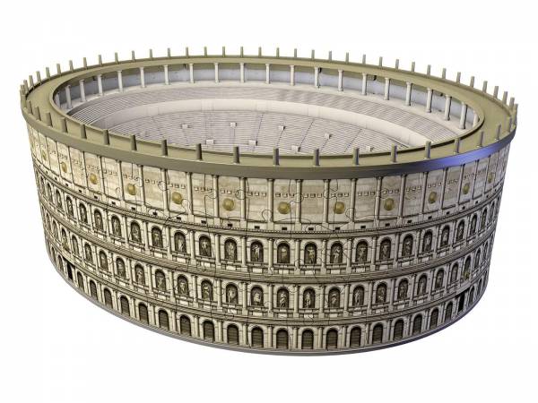 Coliseo Romano - 3D rompecabezas