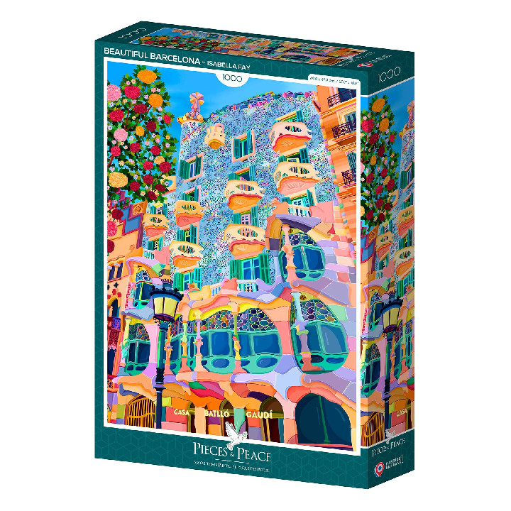 Educa Citypuzzle Barcellona 200 Pezzi – 40x28 Cm, Con Colla Fix Puzzle | Puzzle Per Bambini