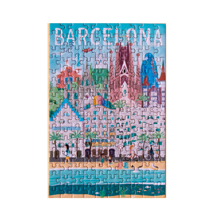 Micro Barcelona Skyline