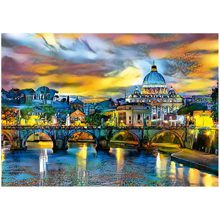 Basilica de San Pedro y puente de San Angelo*