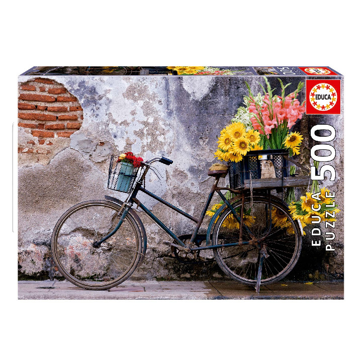 Bicicleta con flores ( Ref:  0000017988 )