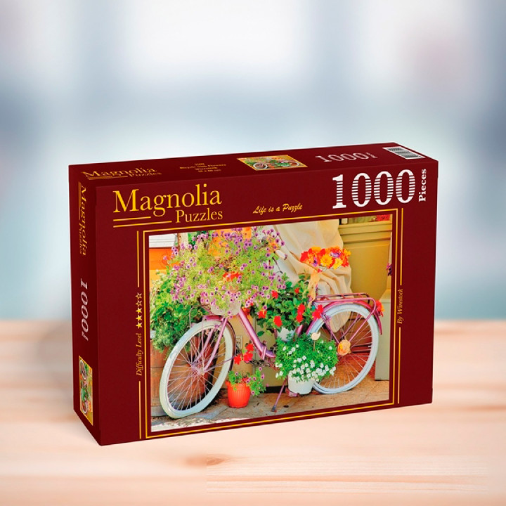 Bicicleta con flores ( Ref:  3502 )