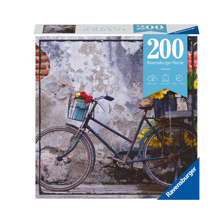 Bicicleta con flores ( Ref:  13305 )