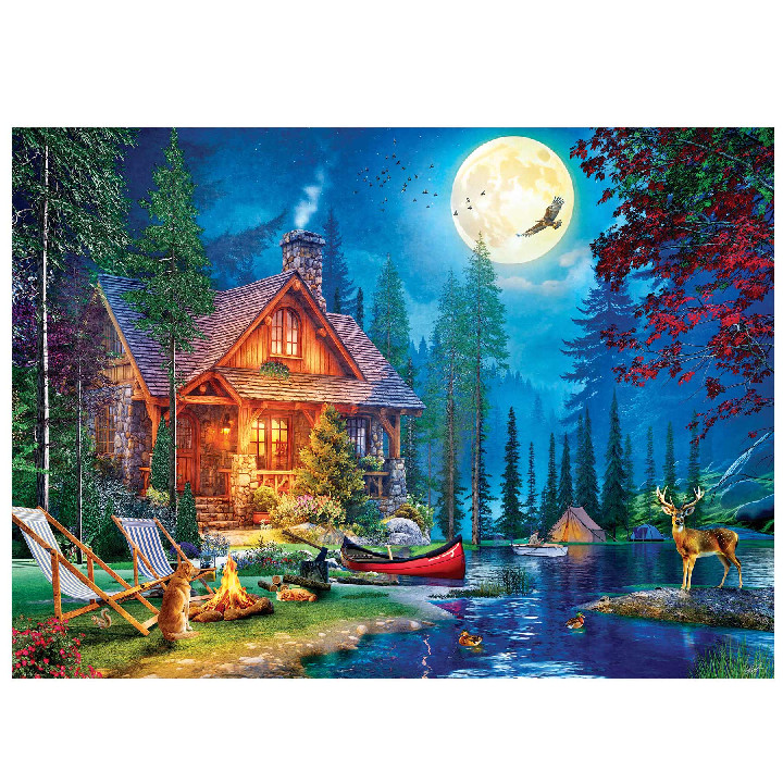 Cabaña del lago Luna