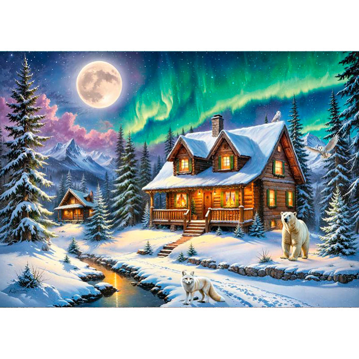 Cabaña nevada