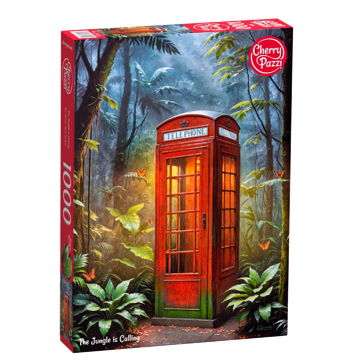Cabina telefónica en la selva ( Ref:  1631025 )