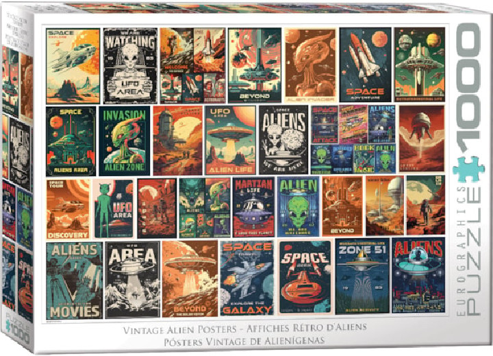Carteles vintage de Aliens ( Ref:  6000-5927 )