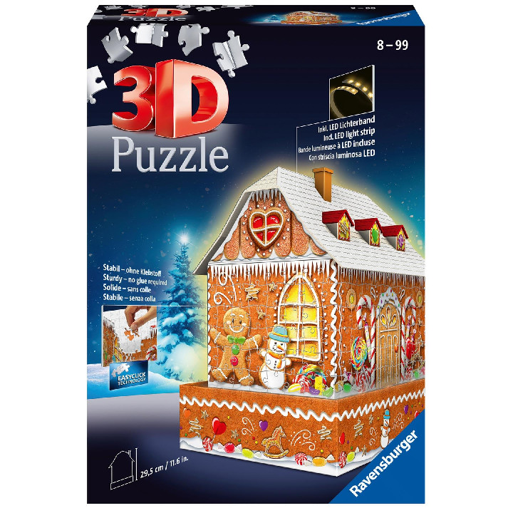 3d Ginger Bread House luz ( Ref:  0000011237 )