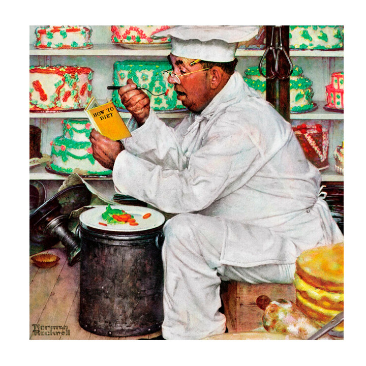Cocinero Norman Rockwell