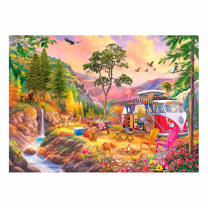 Comprar Puzzle Eurographics Camino entre Campos de Trigo de 1000