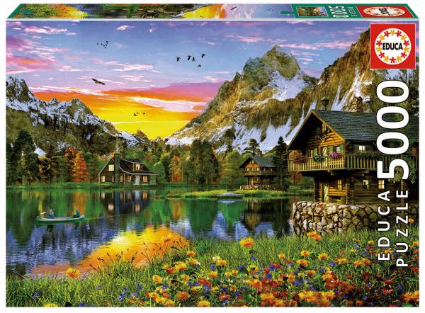 Lago alpino -Puzzle Educa 5000 piezas