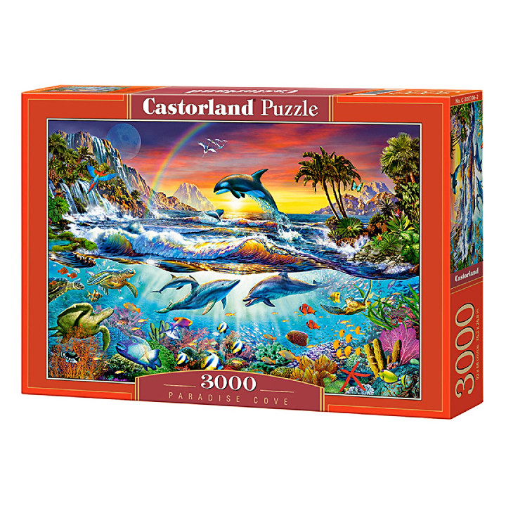 PUZZLE 3000 PIEZAS Castorland 300365 Crepusculo En El Estanque Del Bosque  Verde EUR 36,98 - PicClick FR