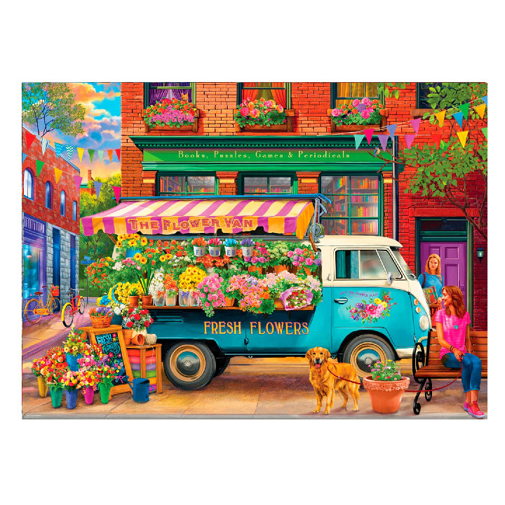 La camioneta de flores