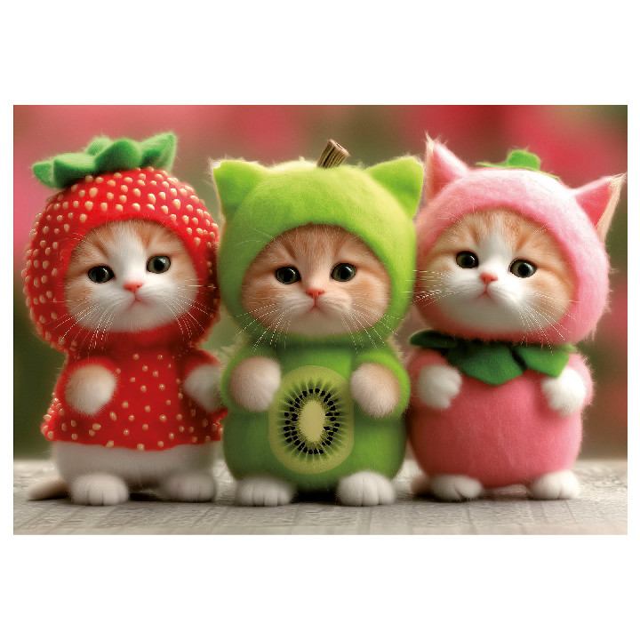 Gatitos frutales