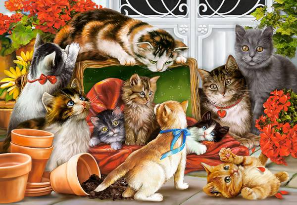 puzzles de gatos