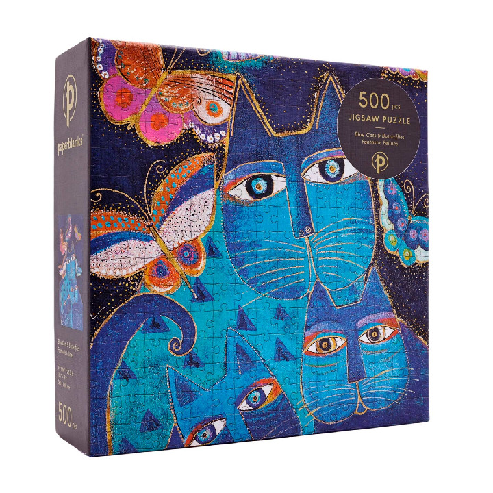 Gatos azules y mariposas ( Ref:  PA9947-5 )