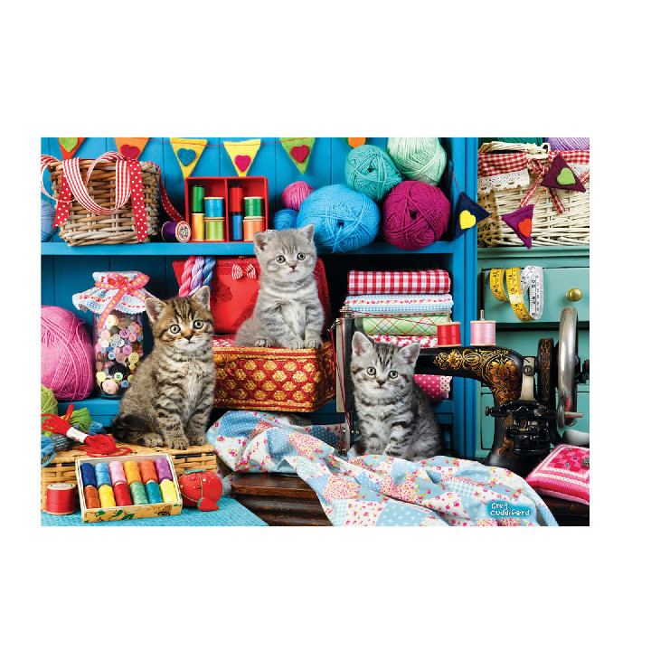 Costura con gatitos