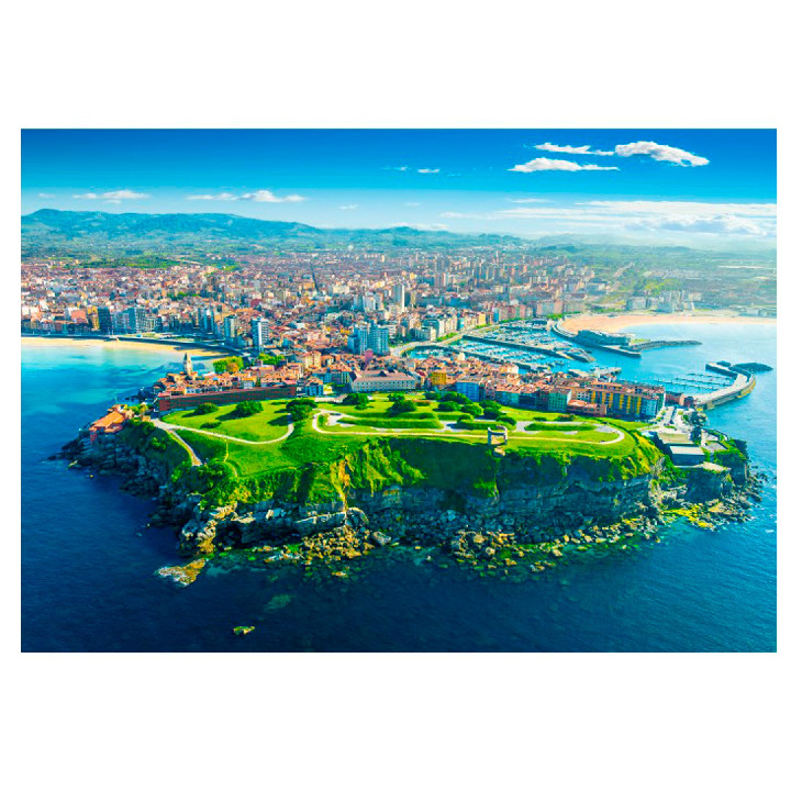 Vista sobre el mar Gijón