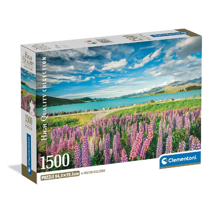 Lupins en el lago Tekapo en Nueva Zelanda ( Ref:  31731 )