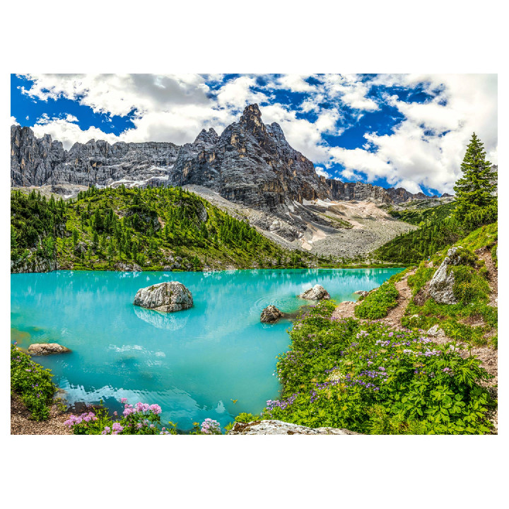 Lake Sorapis, Alpes Italia