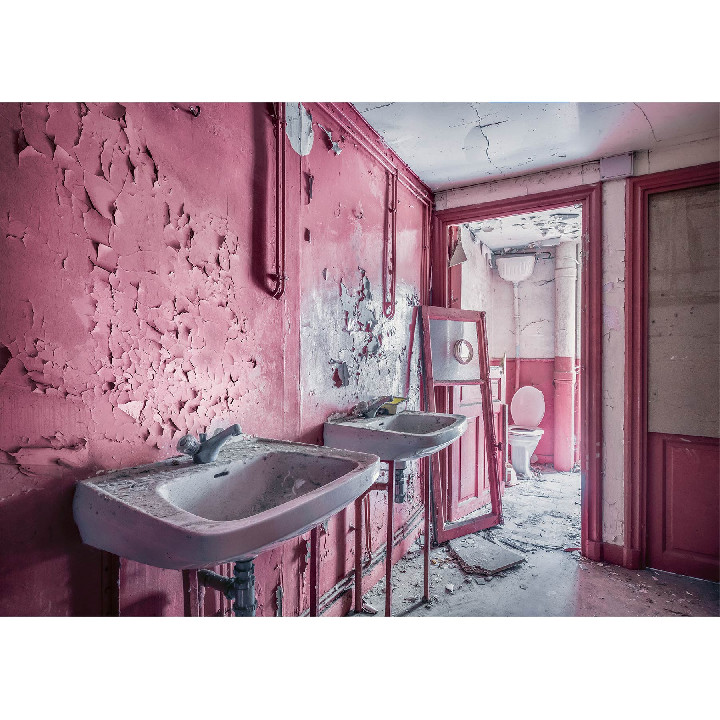 Baño rosa en ruinas ( Ref:  17359 )