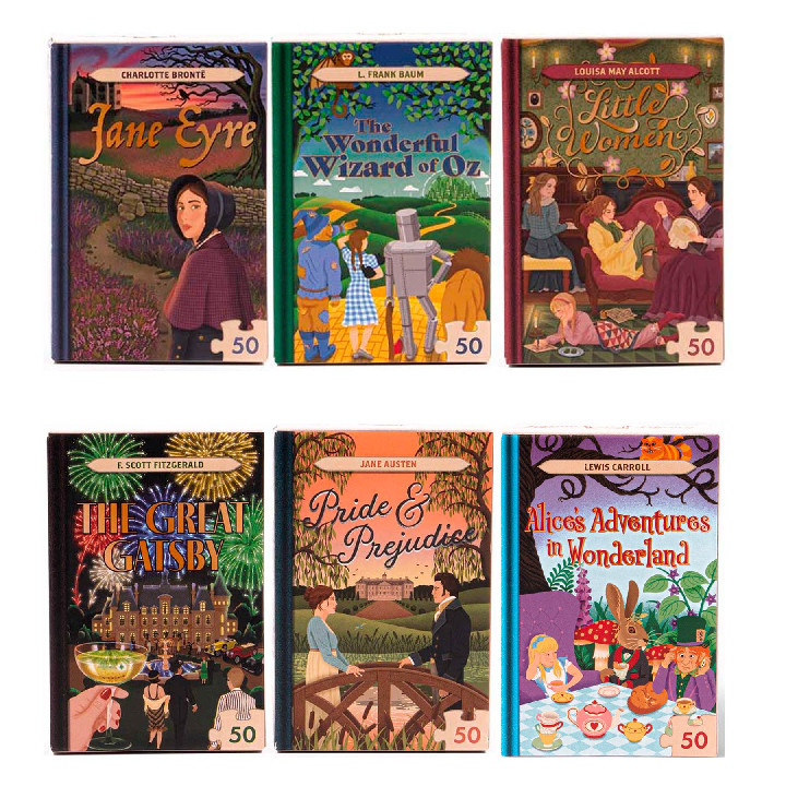 Mini puzzle libros