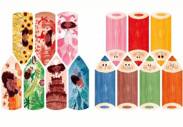Lápices de colores - puzzle