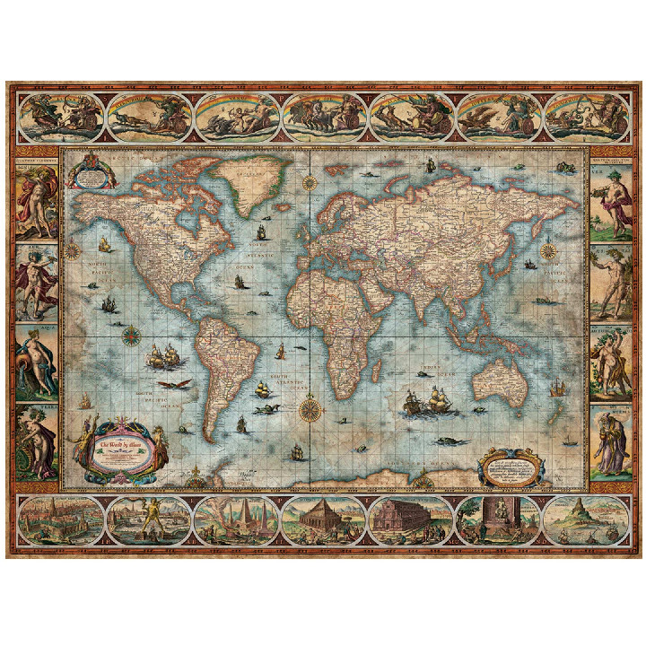 Mapa del mundo Rajko Zigic